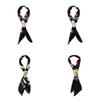 Halloween Skull Artwork Extra Neck Tie Dress-up Prop For Kids' Makeup Costume