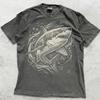 Retro Haifisch T-Shirt, Vintage Haifisch Grafik T-Shirt, Unisex Comfort Colors Shirt, Meeresbewohner T-Shirt, Geschenk für Haifischliebhaber, Sommer Strand T-Shirt