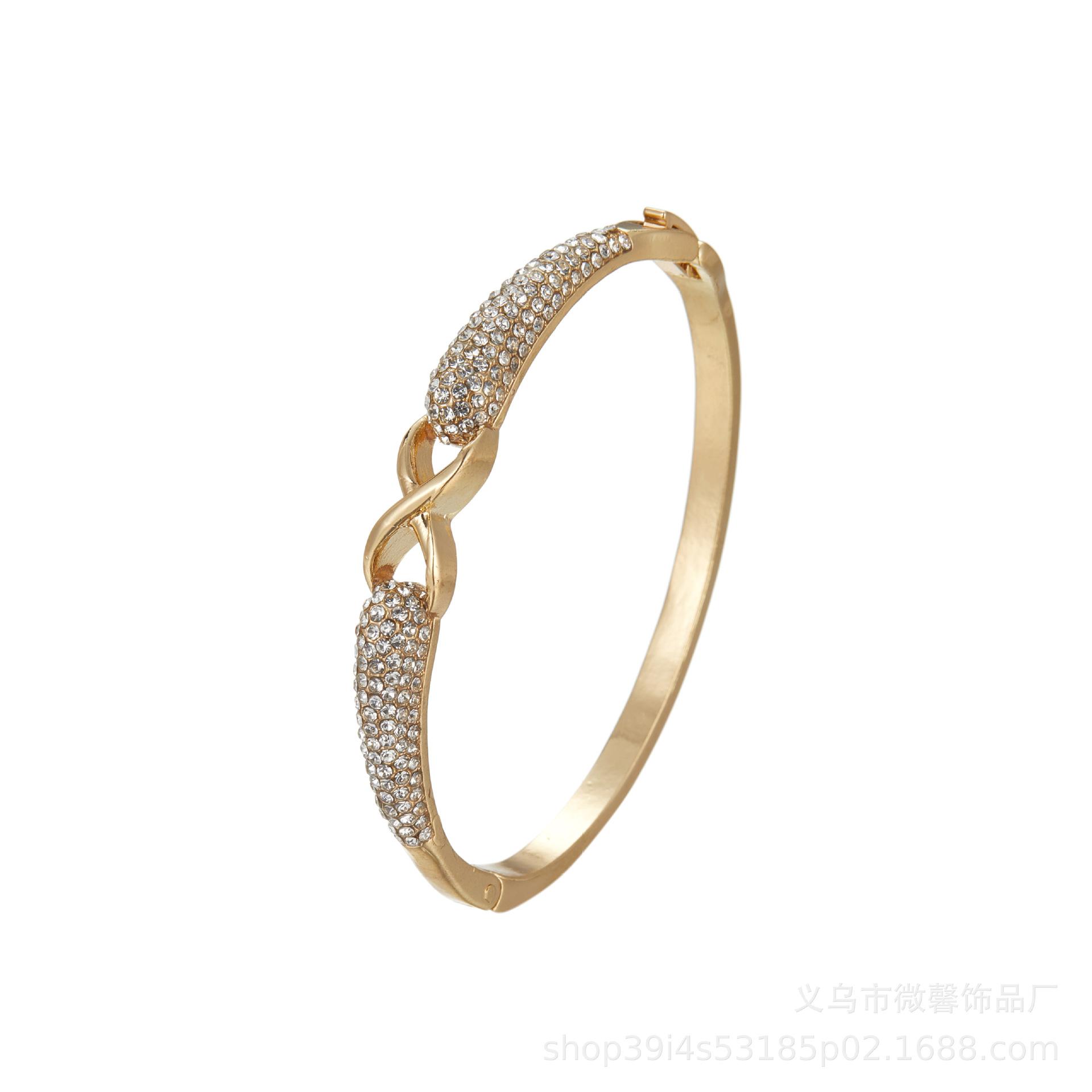 Персонализированный милый и стильный браслет с полным покрытием бриллиантами, модный символ бесконечности, инкрустированный бриллиантами, легкая роскошь, универсальный браслет, украшение