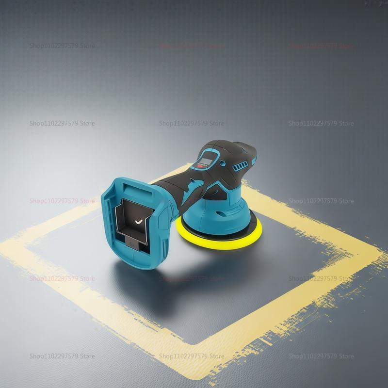 Mașină de lustruit auto fără fir 8 viteze reglabile Electrică pentru ceruit, șlefuire, sigilare, glazurare Instrument Compatibil Makita 18V fără baterie Detaliere auto
