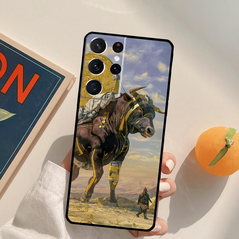 BTC Bitcoin Phone Case For Samsung Galaxy S23 Ultra S20 S21 S22 S24 S25 S9 S10 Plus S24 FE Back Cover