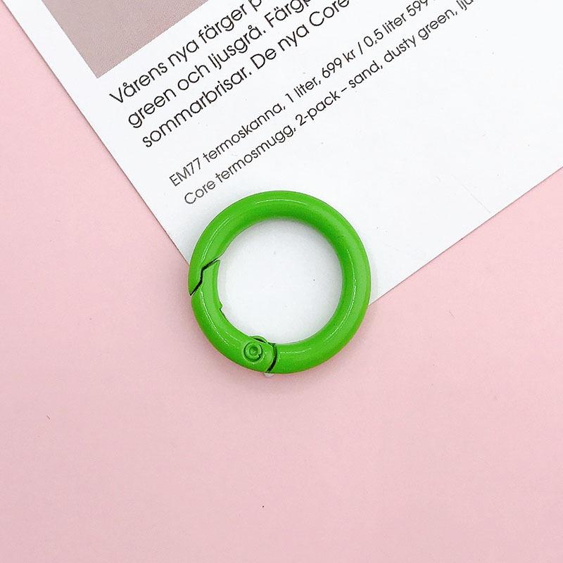 Anelli a Molla Colore Caramella – 25mm Accessori per Gioielli e Portachiavi