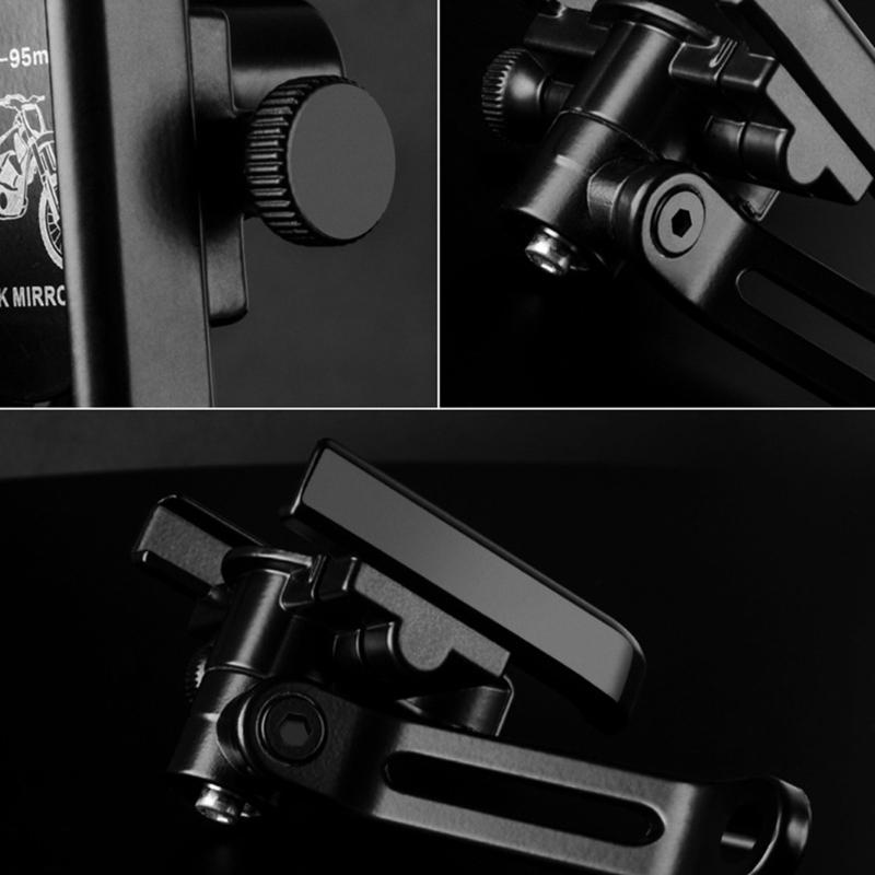 Metal Phone Mount Holder Support for Electric Bike Mirrors with 360 Degree Rotatable Design for Various Smartphone Size