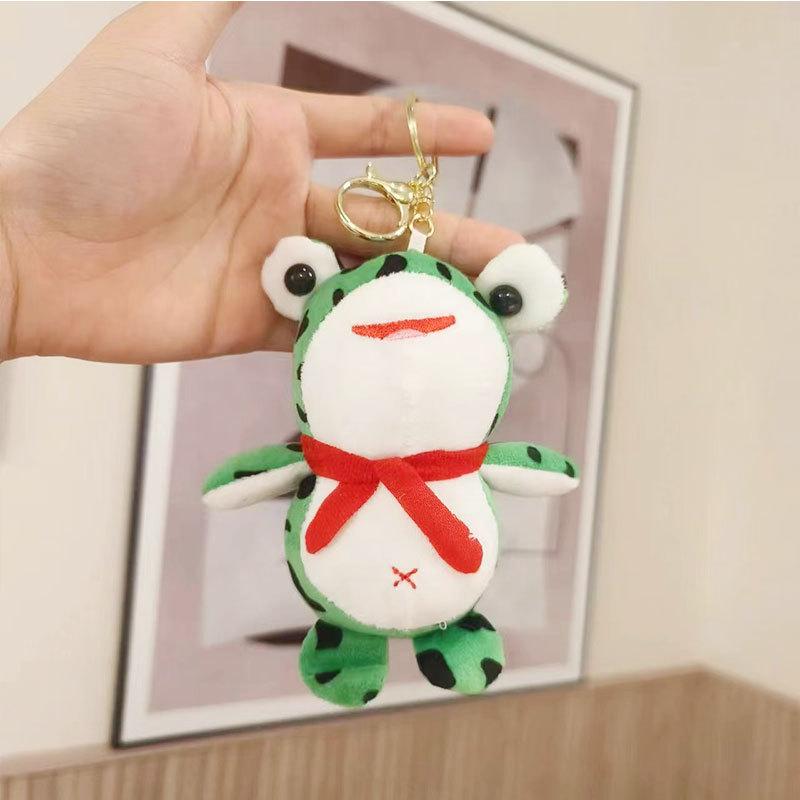Soft Super 15cm Frog Plush Keychain Long Legs Stuffed Animal Toy