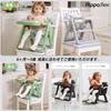 Apramo Folding Baby Chair, Suitable for Babies, Toddlers, and Outdoor Use, with Non-Slip Design and Durable Safety Belt (Flex/White)