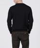 PANICALE Navy Wool Blend Crew Knit