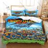 Inazuma Eleven GO Beddengoed Set Dekbedovertrek + 2 Kussenslopen Sport Voetbal Anime Raimon Teamgeest Beest Slaapkamer Decoratie