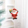 3/4/8pcs Iron Christmas Tree Decoration Pendant Creative Cute Santa Claus Snowman Ornaments Hanging Delicate