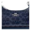 Coach 19 Signatur-Logo Leder Umhängetasche Klein Damen Umhängetasche Blau CAJ93-SVD9