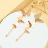 Niche Temperament Butterfly Fringed Earrings For Women, Simple Metal Style Long Exquisite Butterfly Earrings, Earrings For Women