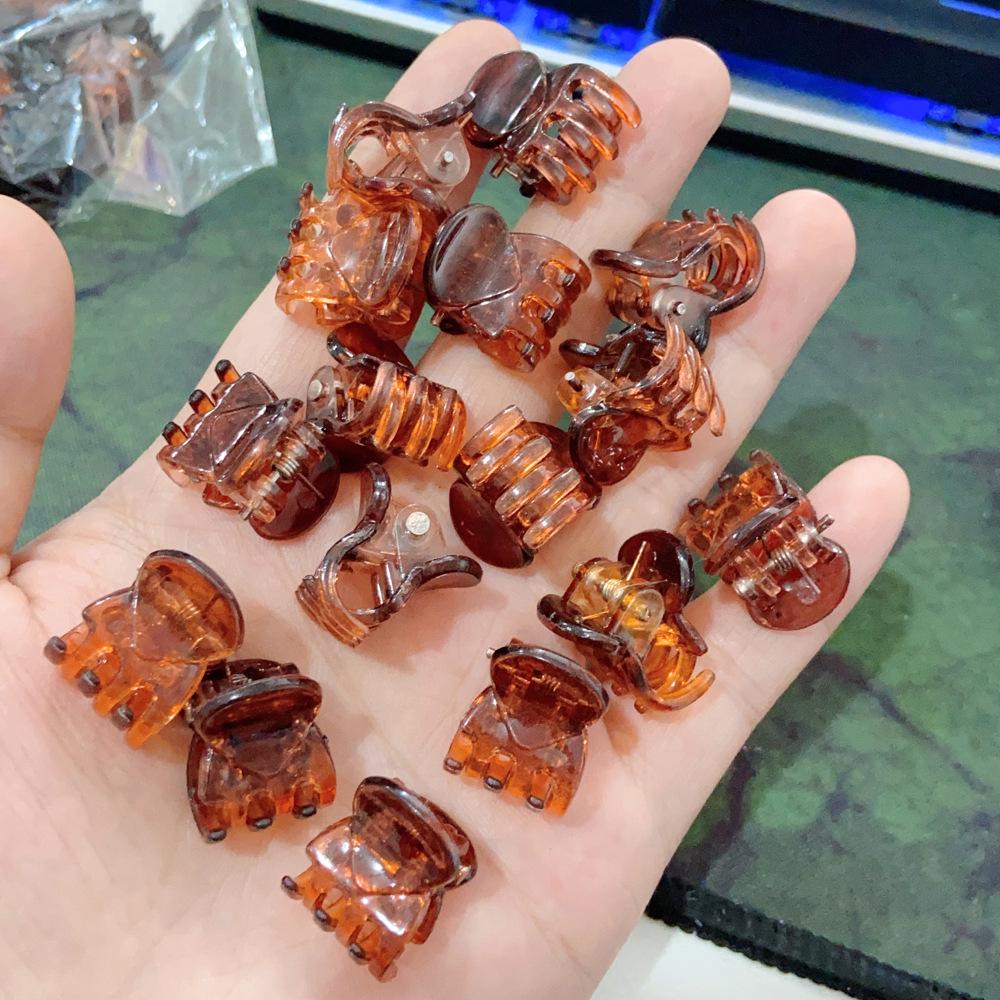 1,5 cm Schwarze Mini-Haarklammer: Vielseitiges DIY Haaraccessoire für feines Haar