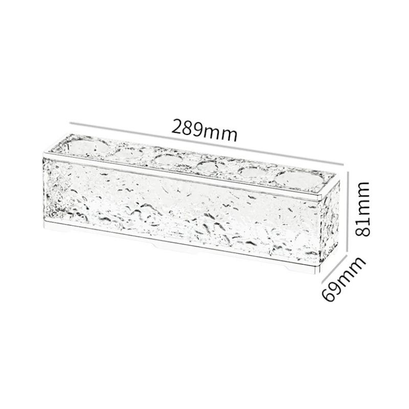 

1 шт. Ледниковый держатель для зубной щетки, держатель для электрической зубной щетки для ванной комнаты, перфорированная полка для хранения зубной пасты для ванной комнаты