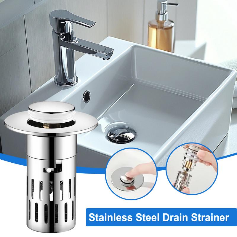 Floor Drain Filter Effective Sink Stopper Filter Basket Bathroom Basin Sink Plug Kitchen Bathtub Stopper Shower Plug
