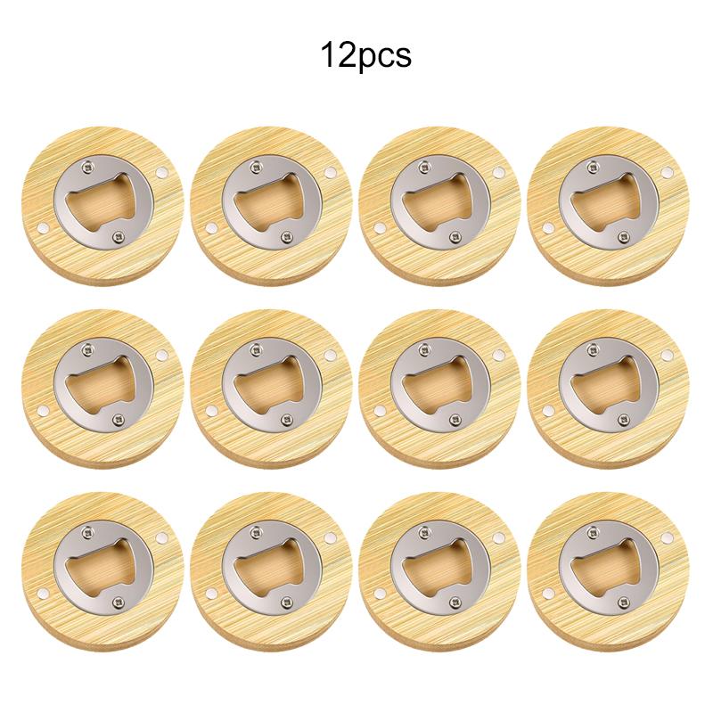 12/15/20pcs Wooden Bottle Opener Blank Suitable for Household Barware Tool or Bar Wedding Favors Bottle Opener for Guests TMZ