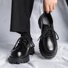 3181 Big Head Leather Shoes Men's Spring New Low-top Men's Shoes Formal Business Senior Commuter Shoes