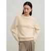 JUZUI ANNAKOU Pearl Hollow Drop-Shoulder Wool Sweater