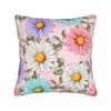 Pastel Daisy Floral Pattern Pillow Case Graphic Pillow Cover For Sofa Couch Bed Living Room Novelty Pillowcases