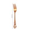 Retro Hollow Relief Dinner Forks