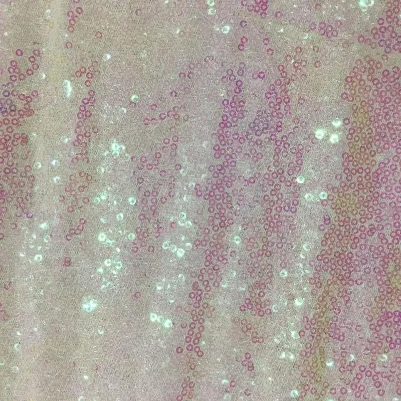 Breite 130x100cm Paillettenstoff 3MM Funkelndes Roségold Silber Glitzerstoff für Kleidung Bühne Party Hochzeit DIV Dekoration Nähen
