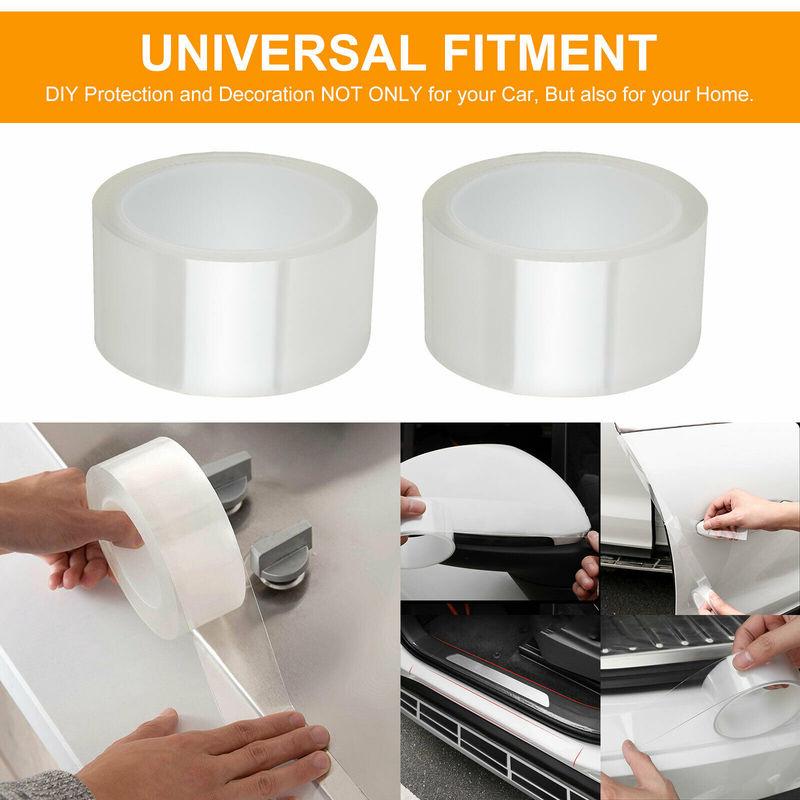 3m Multifunktions Kratzschutz Transparentes Klebeband für Autotür Stoßfänger Aufkleber Schwellerkantenschutz Wasserdicht Antikollision