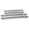 4Pcs Door Sill Cover Guard Stainless Steel Wear Resistant Door Sill Trim Replacement for Peugeot 208 307 308 408 508