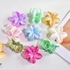 1 Stück farbige, verschmierte Blumenhaarspange im Urlaubsstil, Haaraccessoire für halbes oder ganzes Haar, geeignet als Geschenk und für den Alltag.