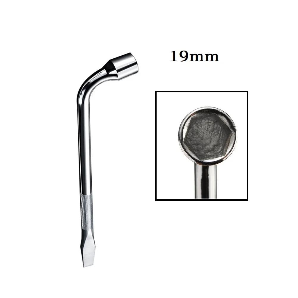 

Emergencies Tight Nuts Wheel Nut Wrench Heavy Duty Lug 1pc 45#Stainless Steel Master Silver Spanner Car Hand Tool