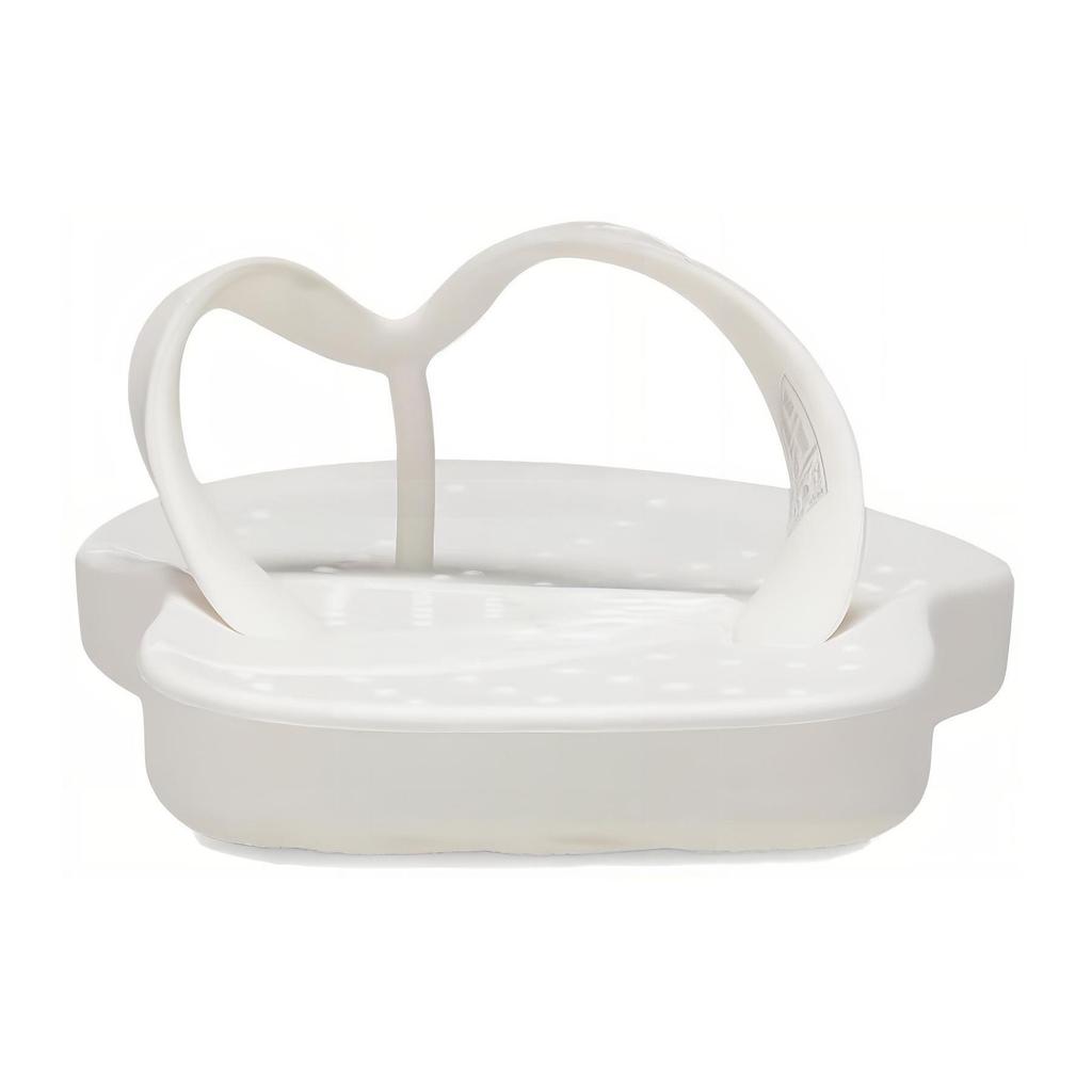 Crocs Open-Toe Slip-On Flip-Flops Unisex Footwear White 210089-100