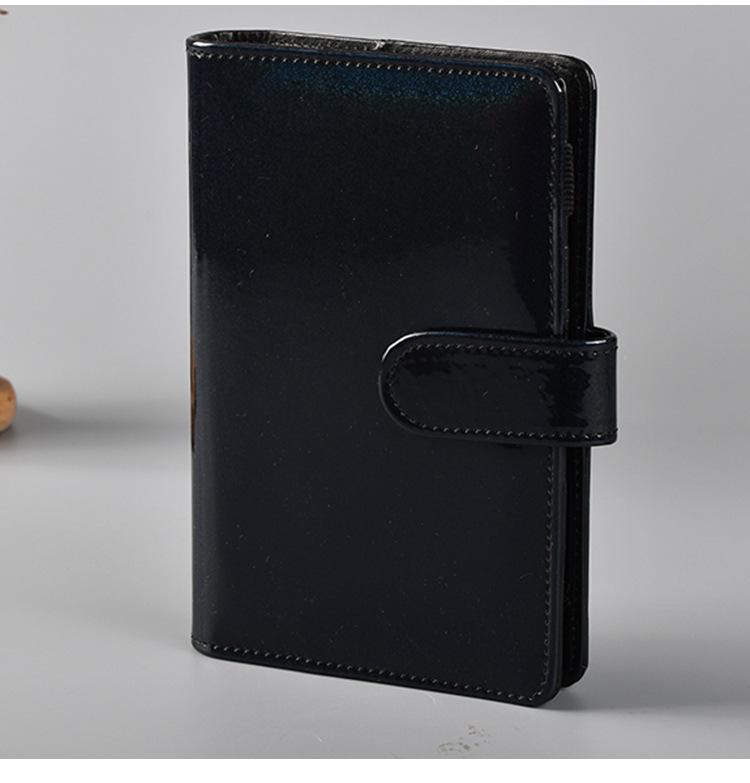 Kolorowa okładka na luźne kartki A5/A6 PU Wzór krokodyla makaronikowego Okładka-bindownica Notesy Dziennik Podróżnika Skórzany Notes