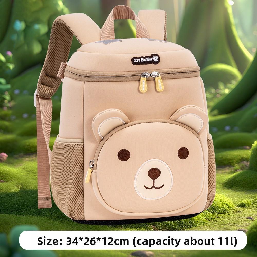 Sesame Baby Cartoon Kids School Backpack With Reflective Safety Night Light For Toddlers
