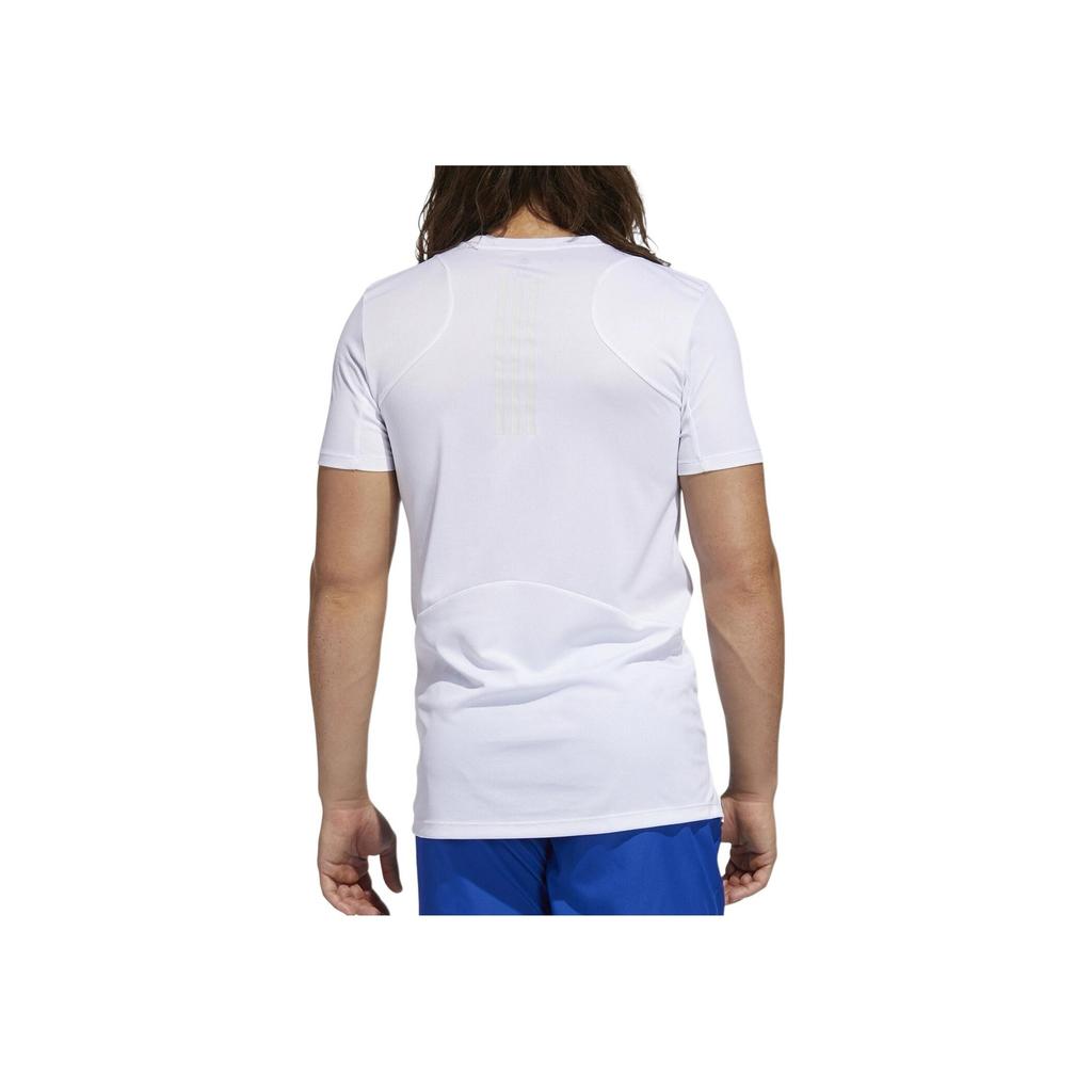 Adidas Sports Fitness Crew Neck Short Sleeve T-Shirt Men Tops White GL7297