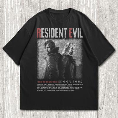 Resident Evil Requiem Leon Kennedy T-shirt Horror Video Game Movie T-Shirt Unisex T-Shirt