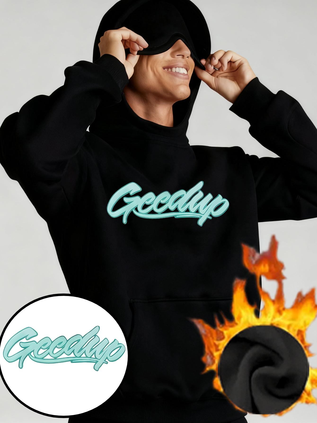 

Минималистичное мужское худи с маской для глаз, стильное для повседневной носки и быстрого отдыха XXL чёрный