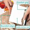 Vegetable Scoop Dough Spatula, Stainless Steel Dough Cutter Dough Scraper Kitchen Spatula