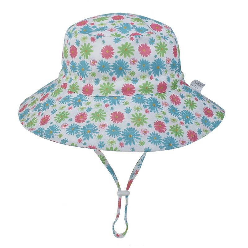 Outdoor Fashion 3-8Years Girls Sunbonnet Sun Hats Fisherman Caps Beach Headwear Summerhat