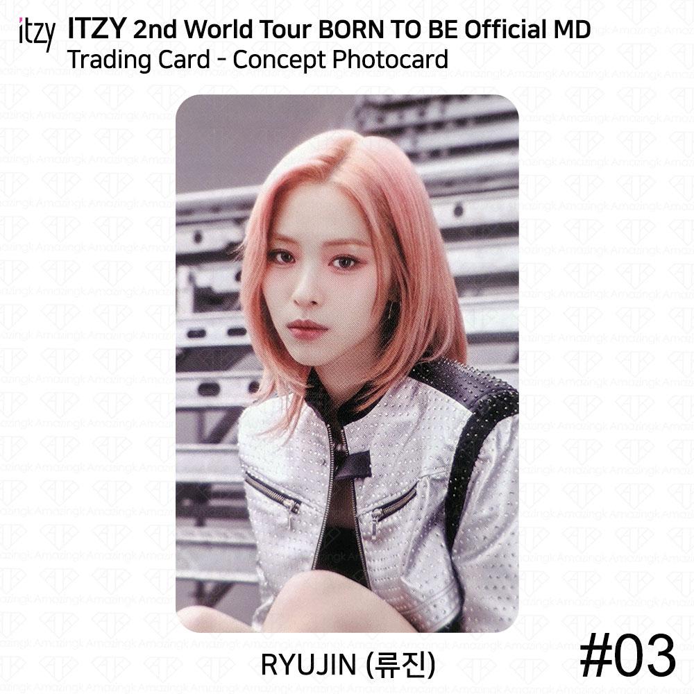 

2-е мировое турне ITZY «Рожденный стать официальным доктором медицины» Фотокарточка Йеджи Рюджин Ryujin - Concept #3