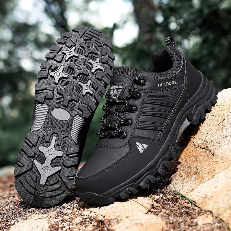 New men's spring and autumn hiking men's shoes walking sports shoes rubber new casual non-slip outdoor men's travel shoes