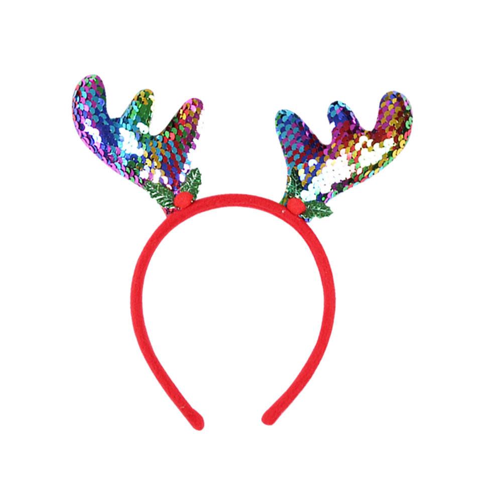 

Reindeer Christmas Adorable Antler Headband For Kids Festive Party Dress Accessories Up Colorful Antler Headband