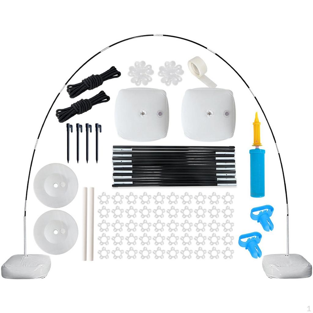 Slavnostní skládací sada balónového oblouku se základním stojanem k narozeninám