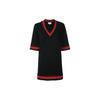 Gucci Short Sleeved Dress Women's Black 470315-X5S34-1301