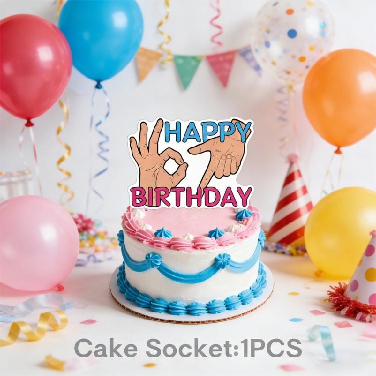 Vibranting Finger Cake Toppers For Tailgating And Team Celebration Event