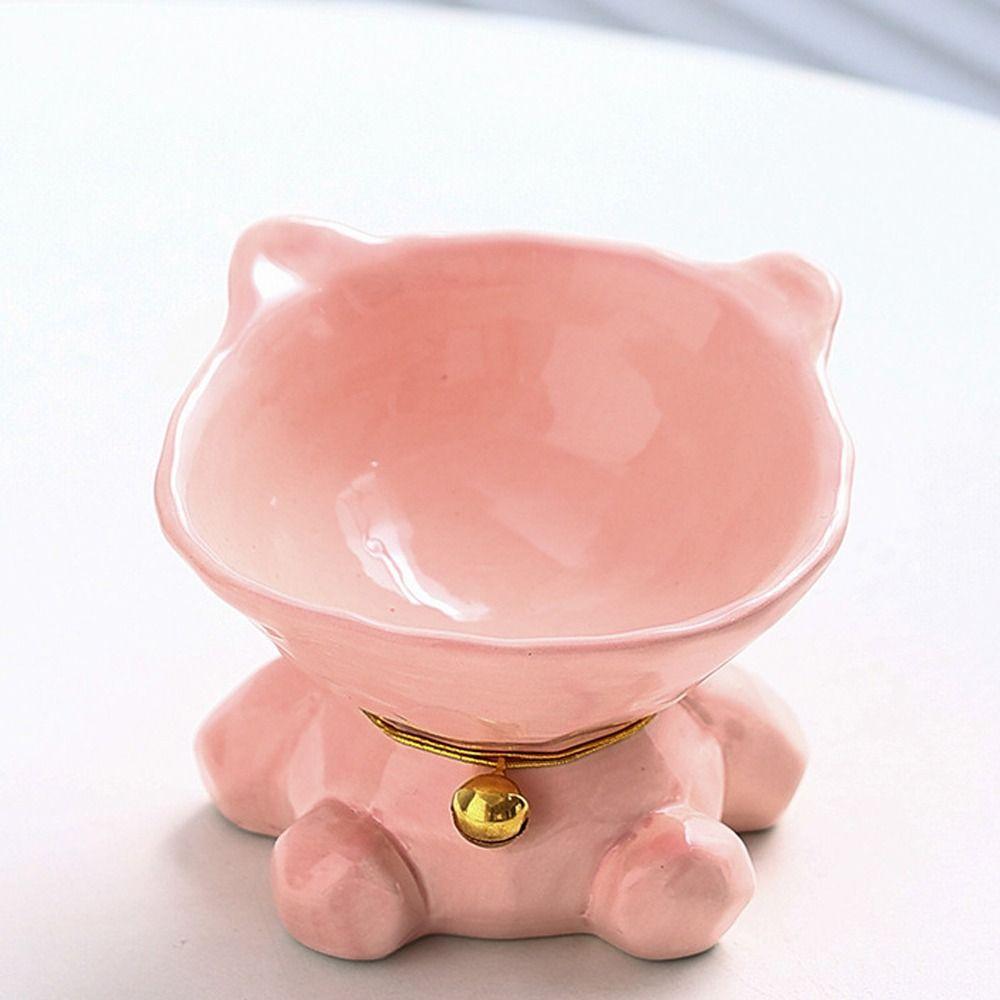 Anti Overturning Dog Food Bowl Large Capacity Cat Drinking Feeder Ceramic Cat Bowl  For Cats Dogs