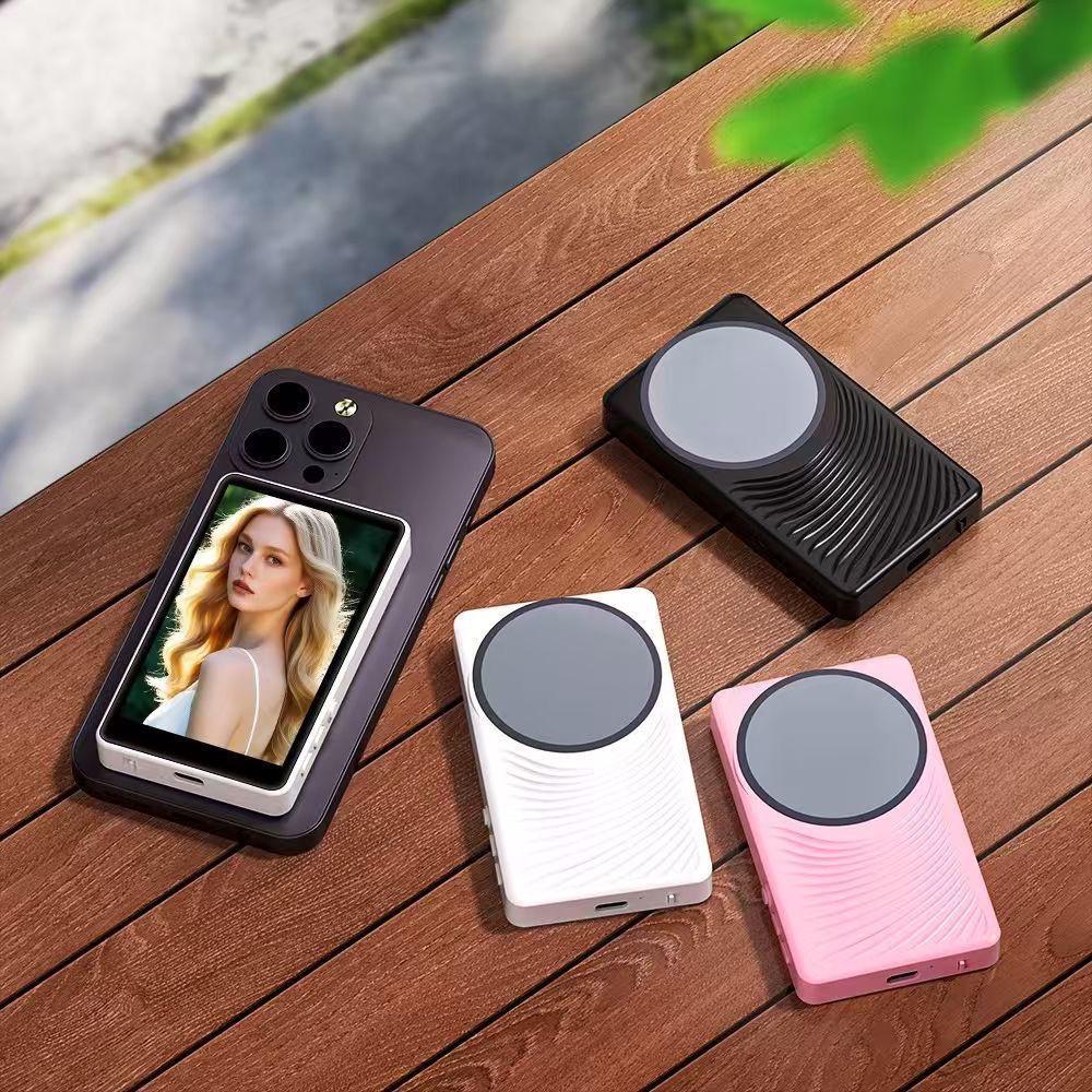 Magnetic Selfie Projector: Wireless Phone Screen Mirroring for Influencer Live Streaming