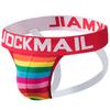 Jockstraps Striped Printed Cotton Low Rise LGBTQ Series Men's Thong Underwear