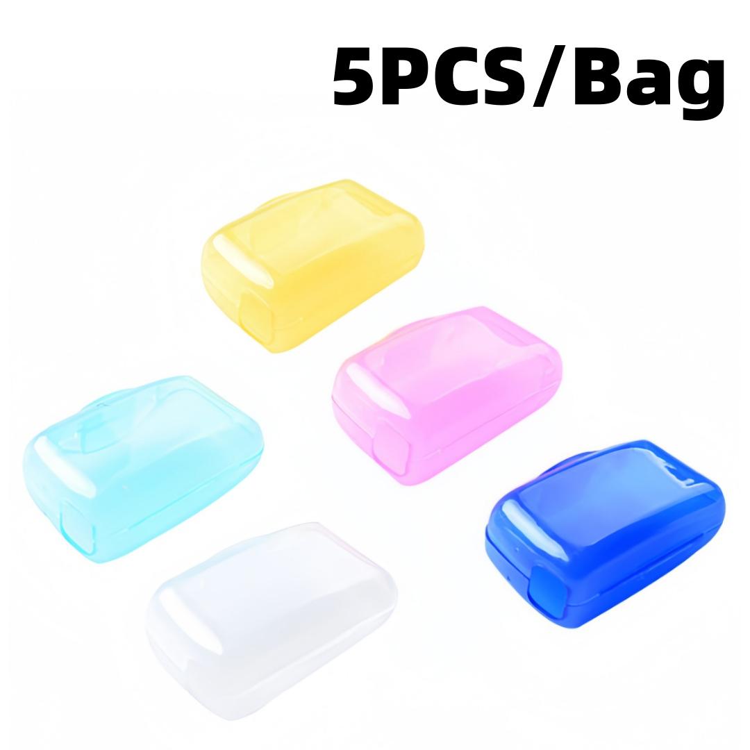 YS00269-Portable Travel Toothbrush Head Cover - Transparent Protective Cap for Toothbrush, Travel Dental Hygiene Case