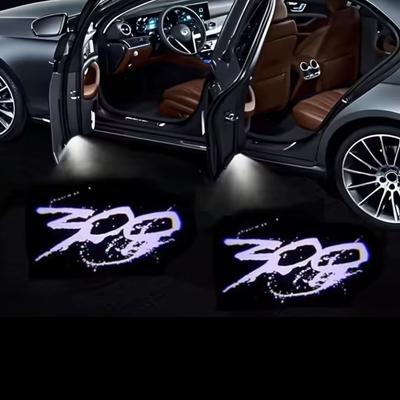 Auto Badge Door Shadow for Chrysler 300 300C 300S 2005-2022 2023 Ghost Shadow Light SVR Door Light For Land Rover Car Style