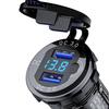 Car Charger Dual USB Quick Charge Waterproof 36W QC3.0 12-24V