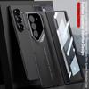 Luxury Matte Magnetic Hinge Phone Case for Samsung Galaxy Z Fold 7 6 5 Full Screen Protective Tempered Glass Film Protect Cover