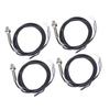 4 Set Proximity Switch 8mm Dia Inductive Proximity Sensor Switch PNP DC 3 Wire NC Contact 6‑36VDC 1mm Measure Range