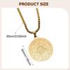 Mens Pendant Necklace 7 Archangels Fashion Sweater Chain Necklaces for Hip Hop